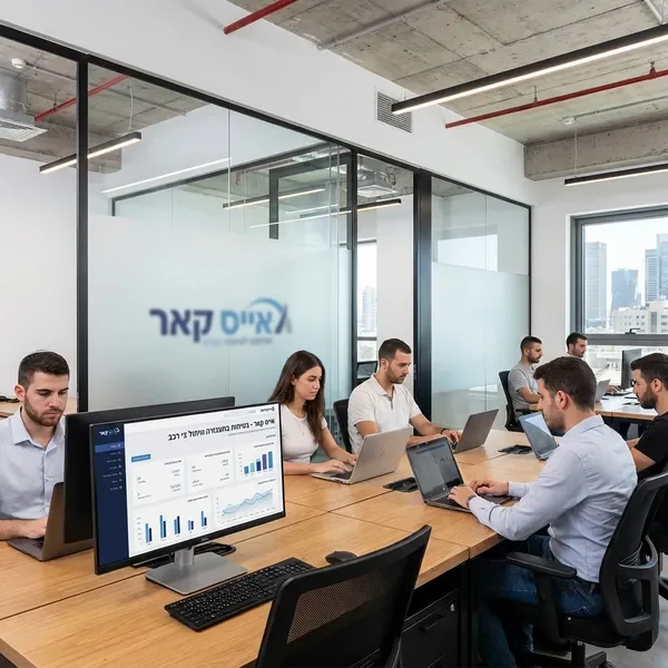חברת הייטק ישראלית מודרנית עם עובדים צעירים
